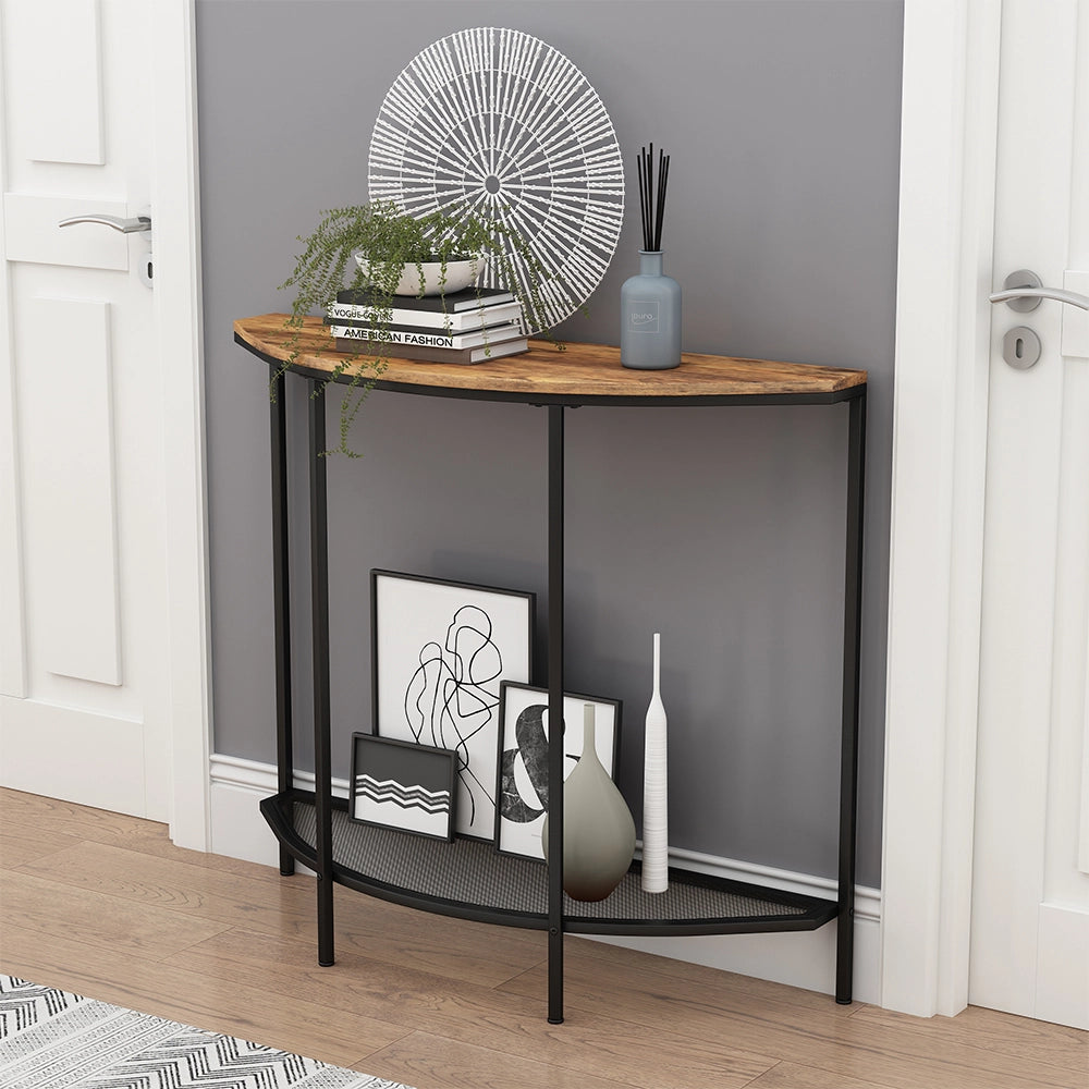 Vicco Tavolo consolle Rovere rustico 92 x 81.5 cm con un ripiano aperto
