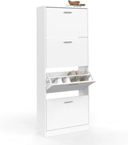 Scarpiera con 4 ante bianco