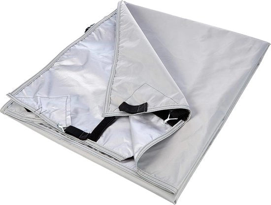Pannello di protezione laterale veloce 3x3 - pannello laterale chiuso per tenda - alta ombreggiatura - impermeabile - protezione UV 50+ - m.