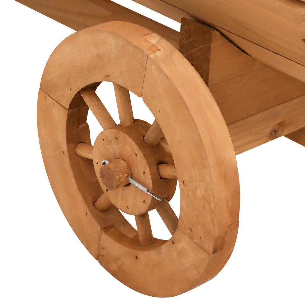 Carro Decorativo 70x43x54 cm in Legno Massello di Abete 364227