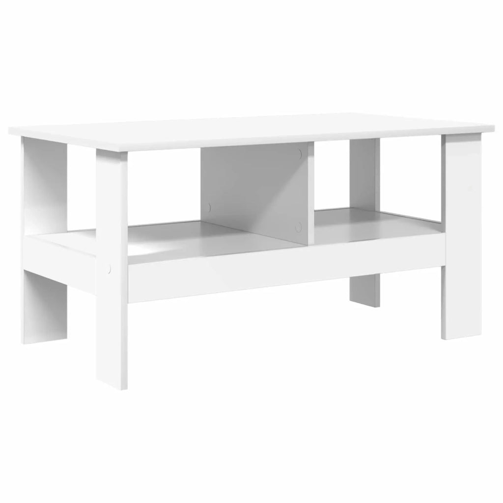 Tavolino da salotto Bianco 90 x 50 x 45 cm Legno ingegnerizzato 8000252