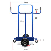 Carrello porta pannelli Portata 300kg 4 ruote Per trasportare piastre di grandi dimensioni