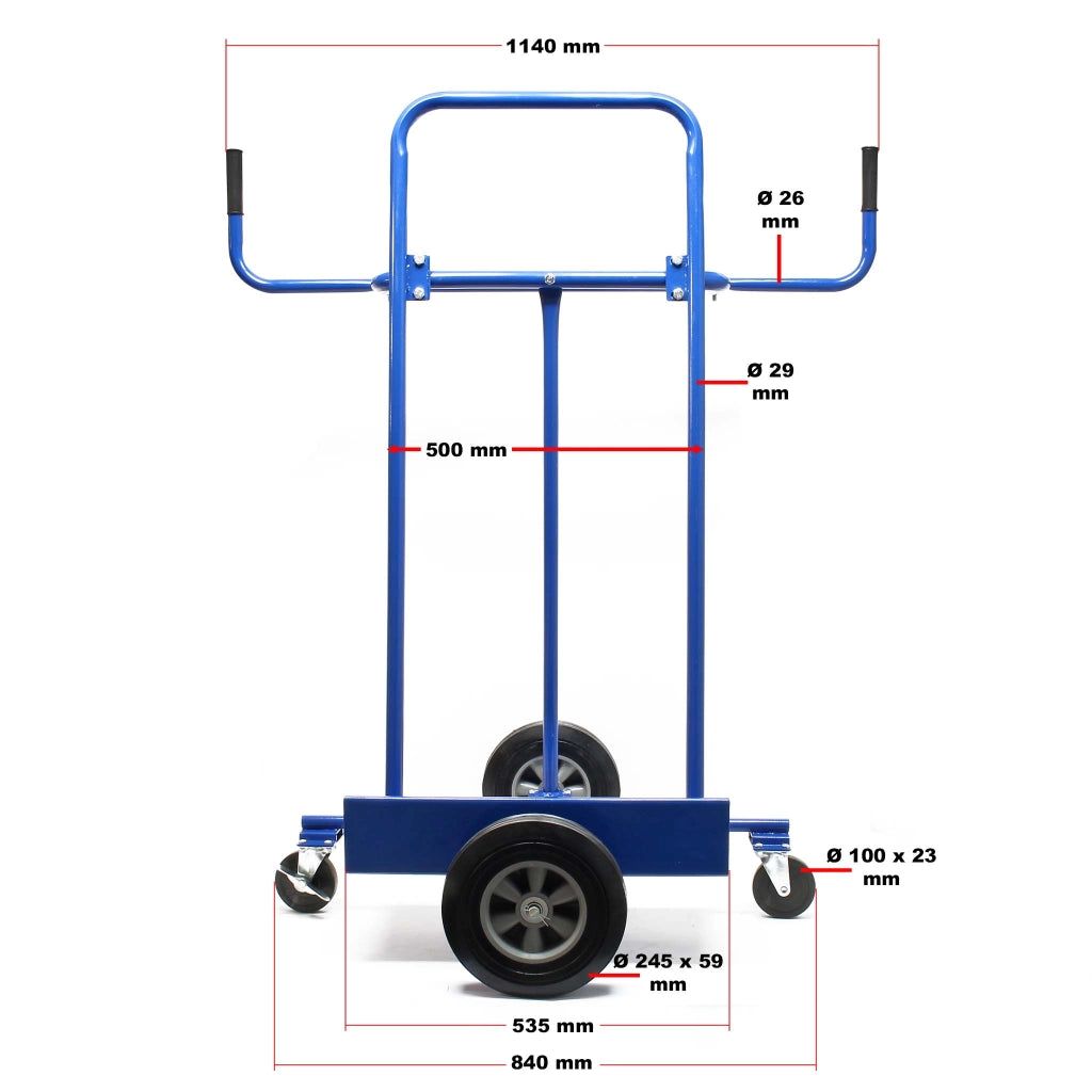 Carrello porta pannelli Portata 300kg 4 ruote Per trasportare piastre di grandi dimensioni