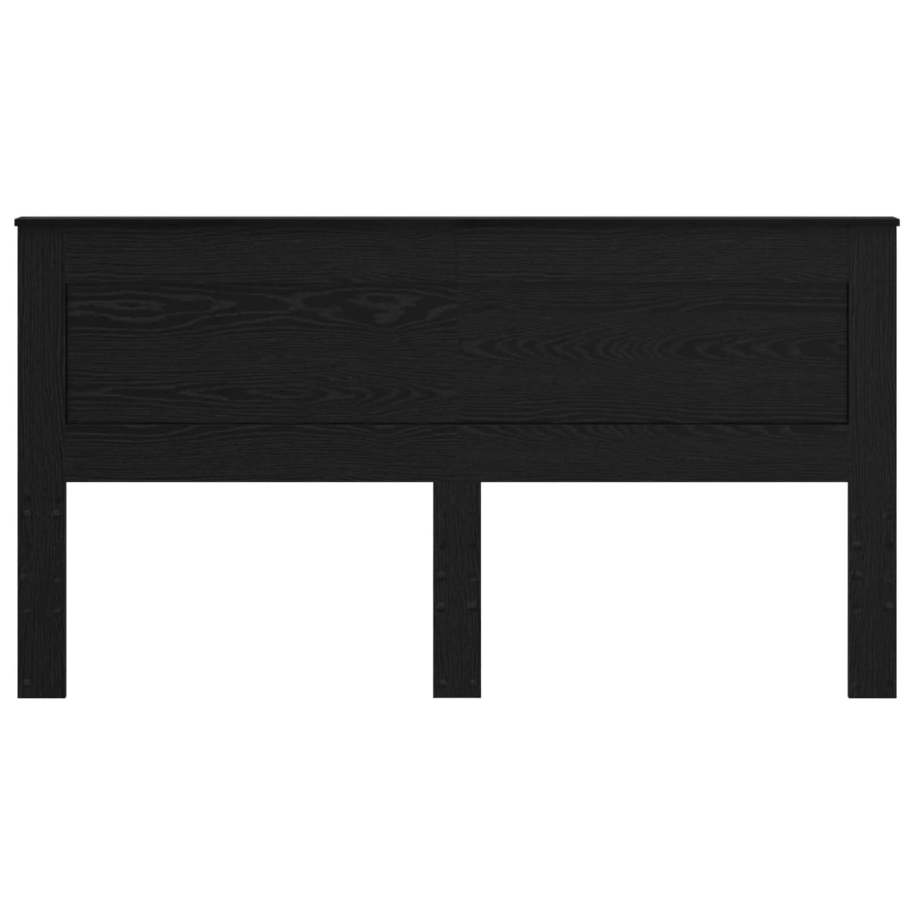 Testiera | Testata con Testiera | Testata Rovere Nero 200 cm Legno multistrato