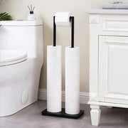 Houder per carta igienica in stile moderno, supporto per carta igienica in acciaio inossidabile, stantuffo per carta igienica per bagno, modello: 12345, dimensioni: 20x20x60 cm, peso: 1,5 kg, materiale: acciaio inossidabile.