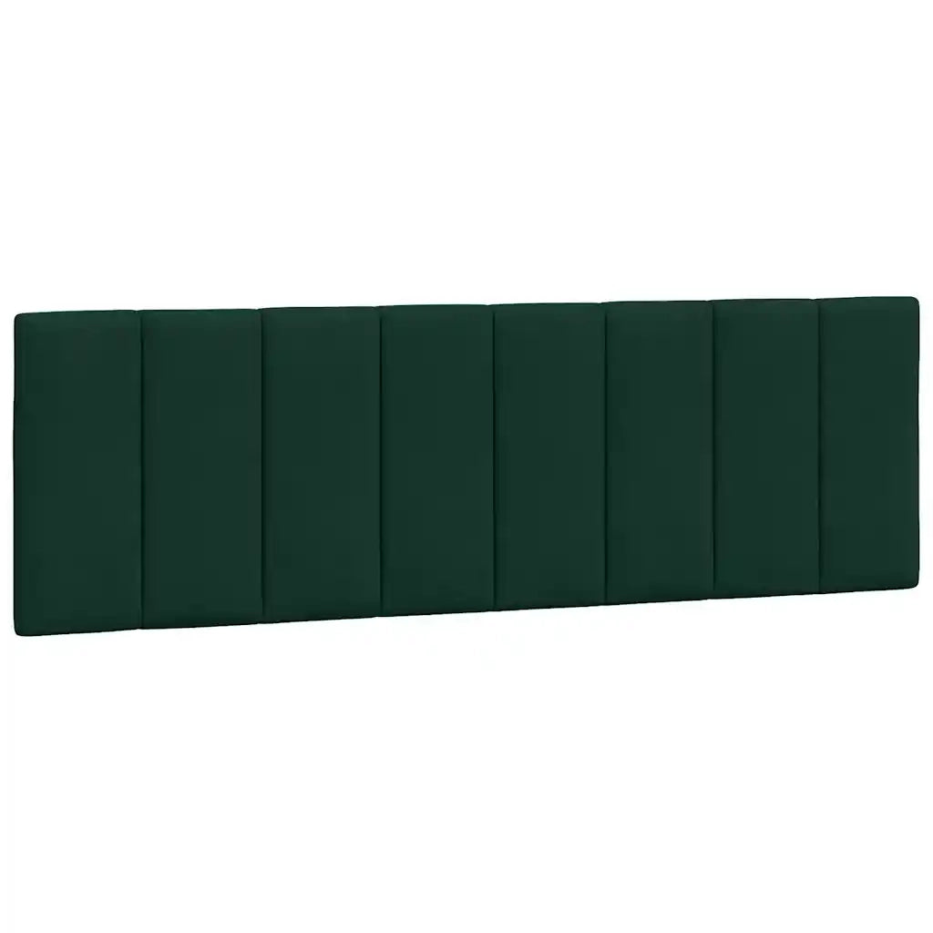 Letto con Materasso Verde Scuro 160x200 cm in Velluto