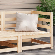 Divano Angolare da Giardino-Sofa da Giardino-Divanetto da esterno in Legno Massello di Pino 560401