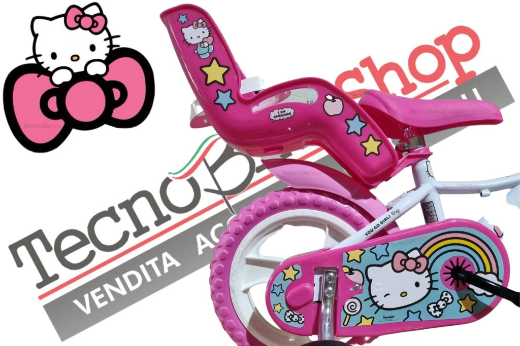 Bicicletta Bambina Dino Bikes Hello Kitty 2 12"