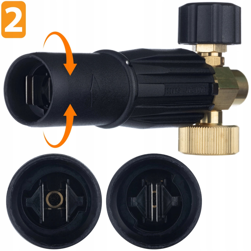 Pistola Schiumogena S0401 1000ml per Idropulitrice G1/4F – Ugello 1,23mm | Compatibile con Kärcher K Bayonet