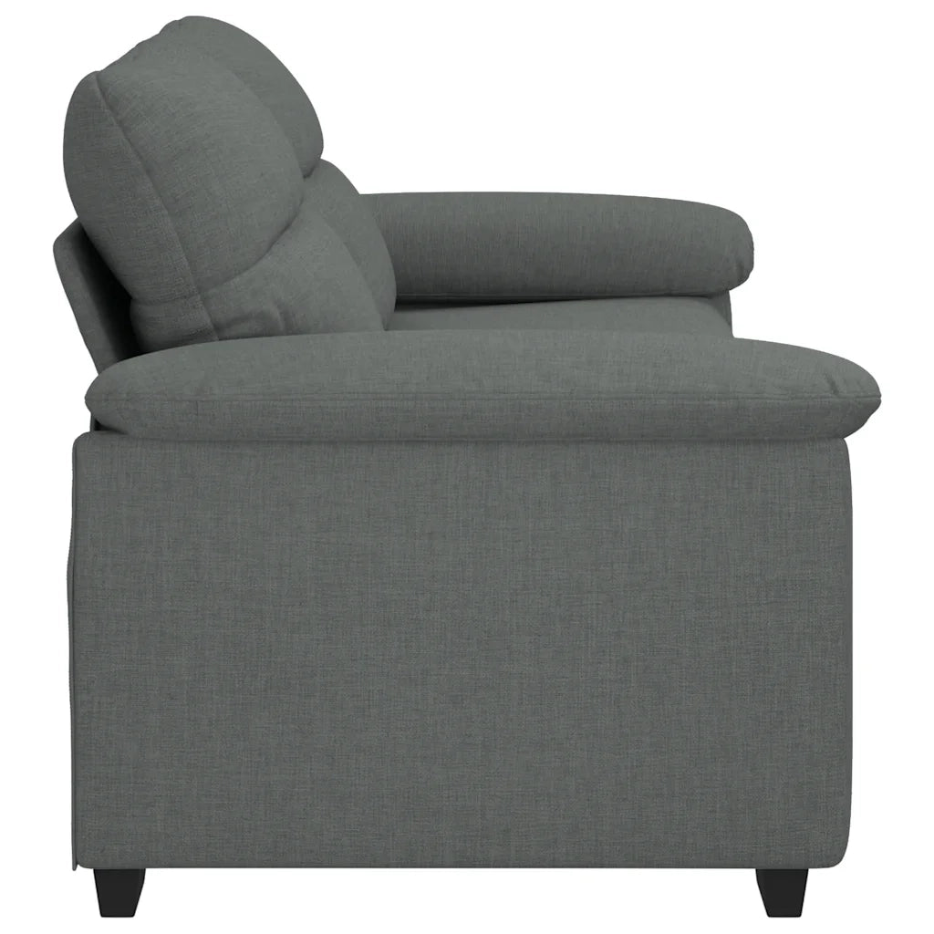 Divano a 2 Posti Grigio Scuro 180x81x84 cm in Tessuto 4105308