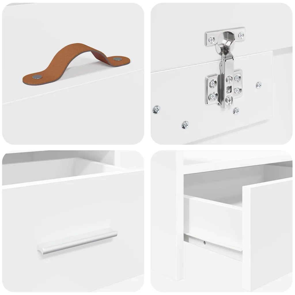 Struttura del letto Bianco 75 x 190 cm Legno multistrato 3335253