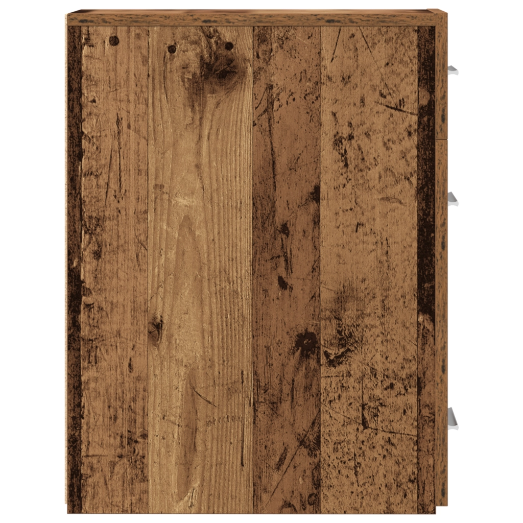 Armadio da farmacia in legno vecchio 20x45,5x60 cm in legno ingegnerizzato