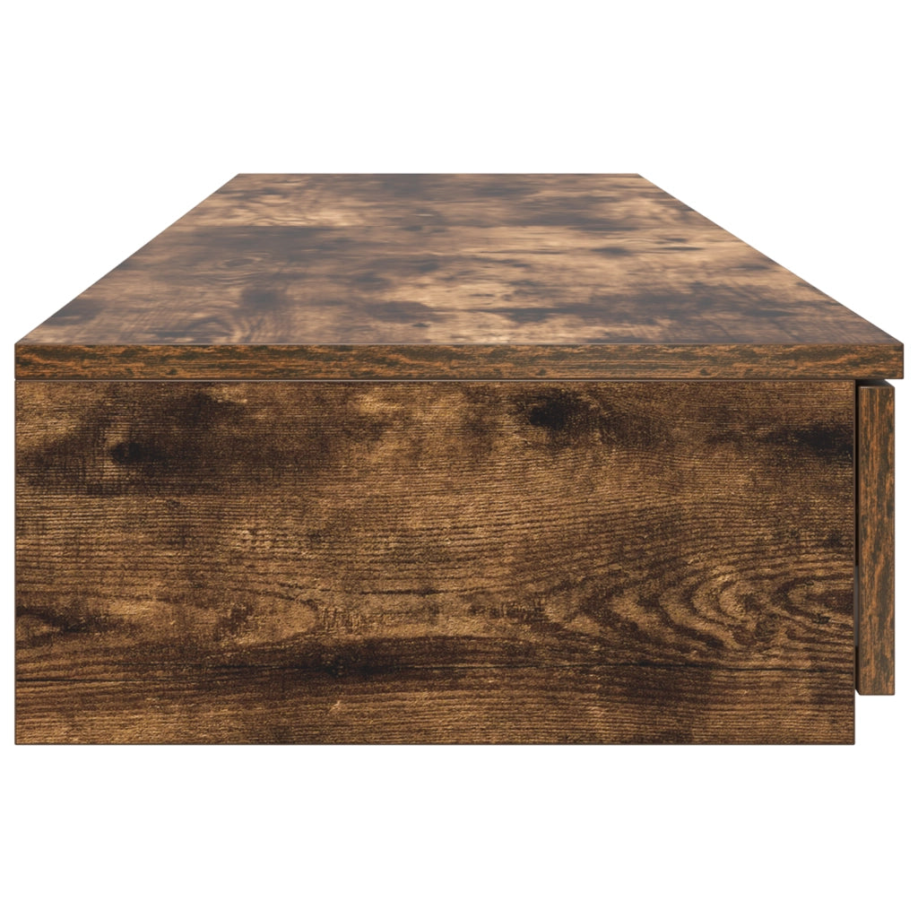 Cassetti per letto Rovere Affumicato 140x36,5x16,5 cm Legno ingegnerizzato