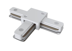 Connettore a T per Sistema Illuminazione a Binario Monofase Bianco