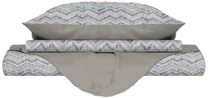 Copripiumino 1 Piazza e Mezzo con Federe Stampato Jakarta