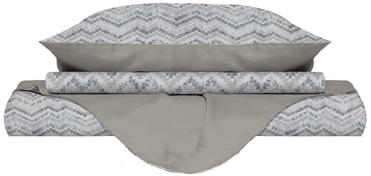 Copripiumino Singolo con Federe Stampato Jakarta