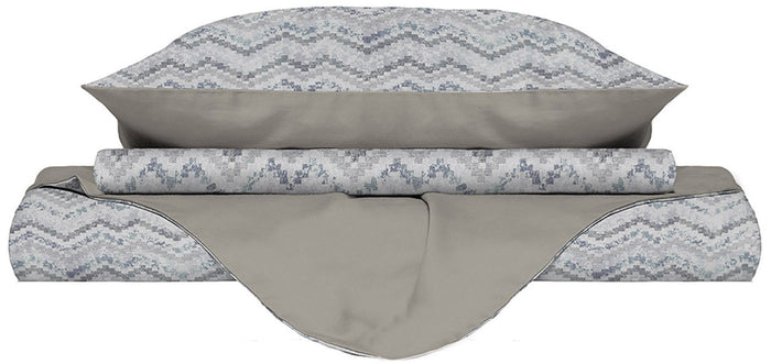 Copripiumino Matrimoniale con Federe Stampato Jakarta