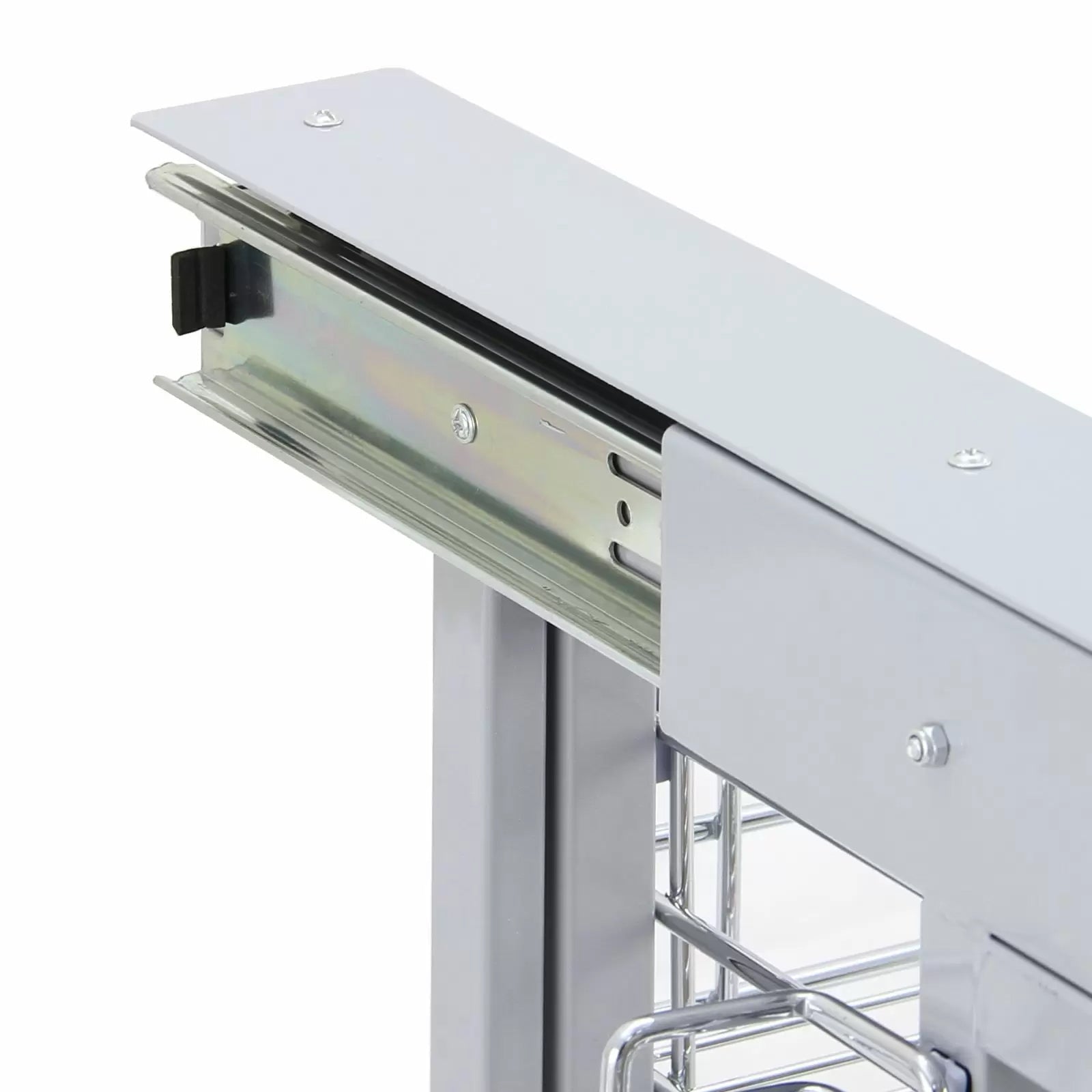 Set 4 Cestelli Magici in Acciaio Inox per Mobile ad Angolo Cieco Mano Sinistra