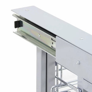Set 4 Cestelli Magici in Acciaio Inox per Mobile ad Angolo Cieco Mano Sinistra