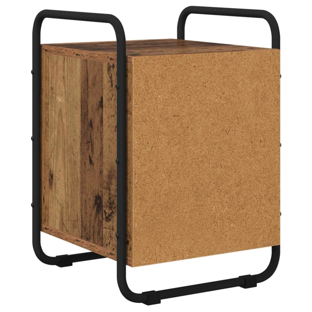 Armadio da Notte 2 pz Legno antico Legno ingegnerizzato 8007608