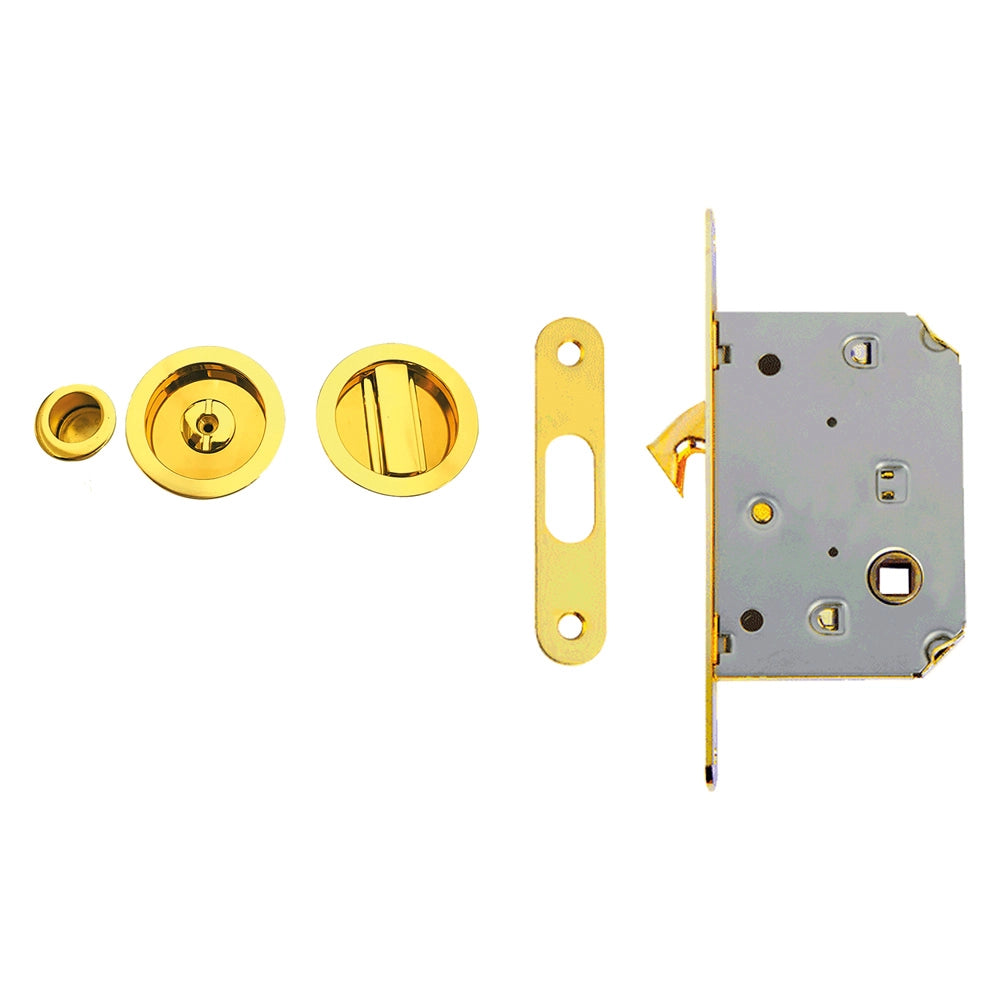 KIT PER PORTE SCORREVOLI finitura oro lucido  - MARIVA