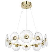 Lampada A Sospensione Da Soffitto Swe071-cp 60cm Gold