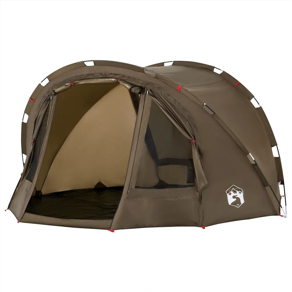 vidaXL Tenda da Pesca per 4 Persone Verde Oliva Impermeabile