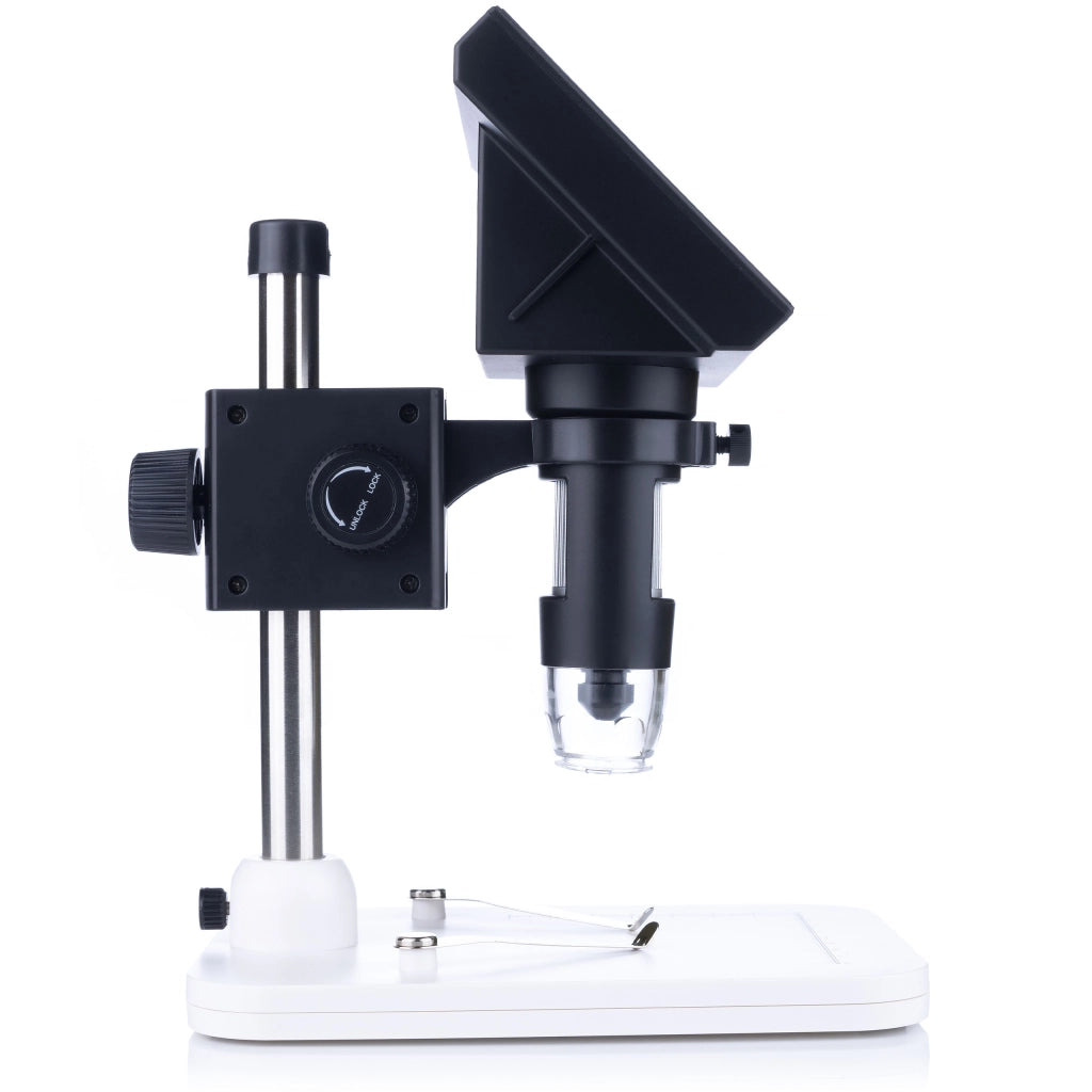 Mikroscopio Digitale con Schermo 4,3" DM3-Z01B049 – Ingrandimento 50X-1000X | 8 LED Regolabili, Connessione PC