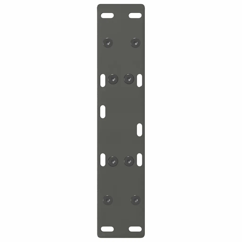 Gambe per Tavolino da CaffÃ¨ a Forma di A 2 pz Antracite 30x(30-31) cm Acciaio