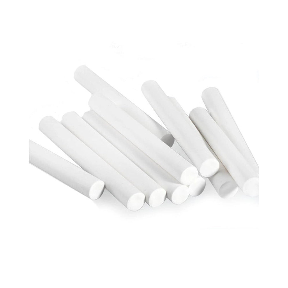 Trade Shop - Set 24 Gessetto Bianco Per Scuola Disegno Lavagna Bambini Marcatore Tecnico -