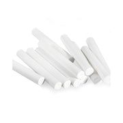 Trade Shop - Set 24 Gessetto Bianco Per Scuola Disegno Lavagna Bambini Marcatore Tecnico -