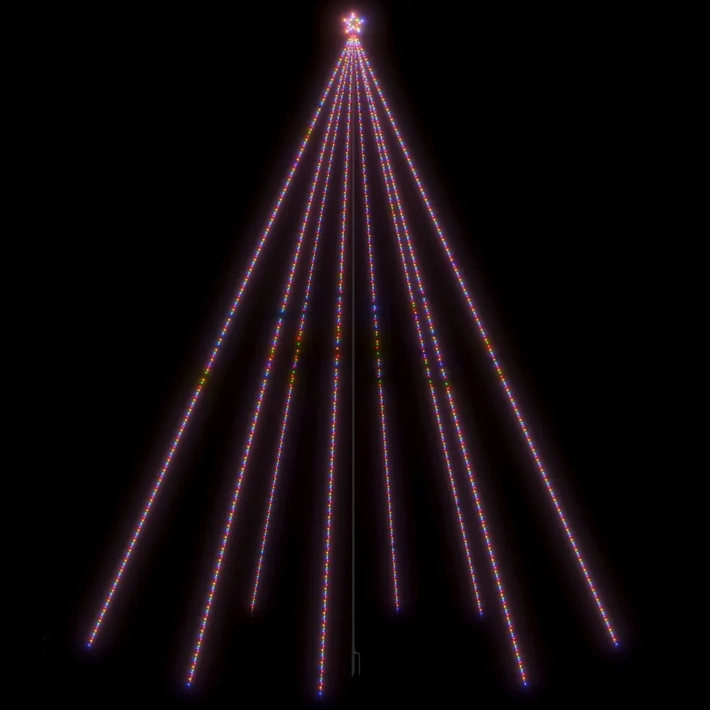 Luci per Albero di Natale Interni Esterni 1300 LED-Luci decorative natalizie Colorati 8 m