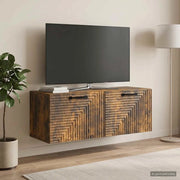 Mobile Porta TV da Muro Rovere Fumo 78,5 x 31 x 30 cm 898720