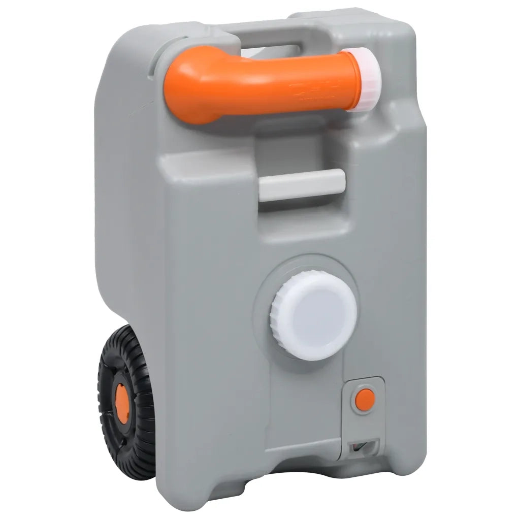 Serbatoio d'Acqua con Ruote per Campeggio 25 L Grigio cod mxl 65703