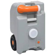 Serbatoio d'Acqua con Ruote per Campeggio 25 L Grigio cod mxl 65703