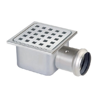 PILETTA IN ACCIAIO INOX- 105x105  H. 62 mm- DH- pezzi 1