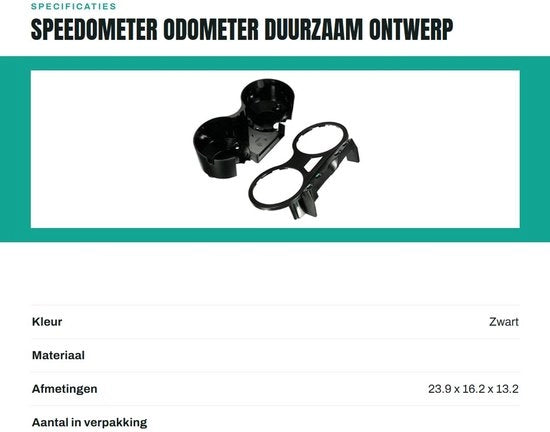 Coperchio di Contachilometri per Yamaha YBR 125 ED - 2005-2009 - Materiale Resistentente allo Shock - Materiale Duraturo