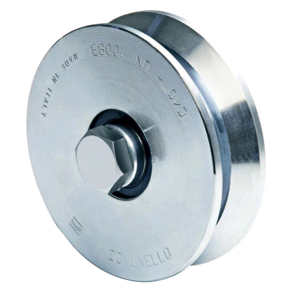 RUOTA PER CANCELLI GOLA A 'Y' ART. 307Y Ø 137 - portata 550 kg  - COMUNELLO