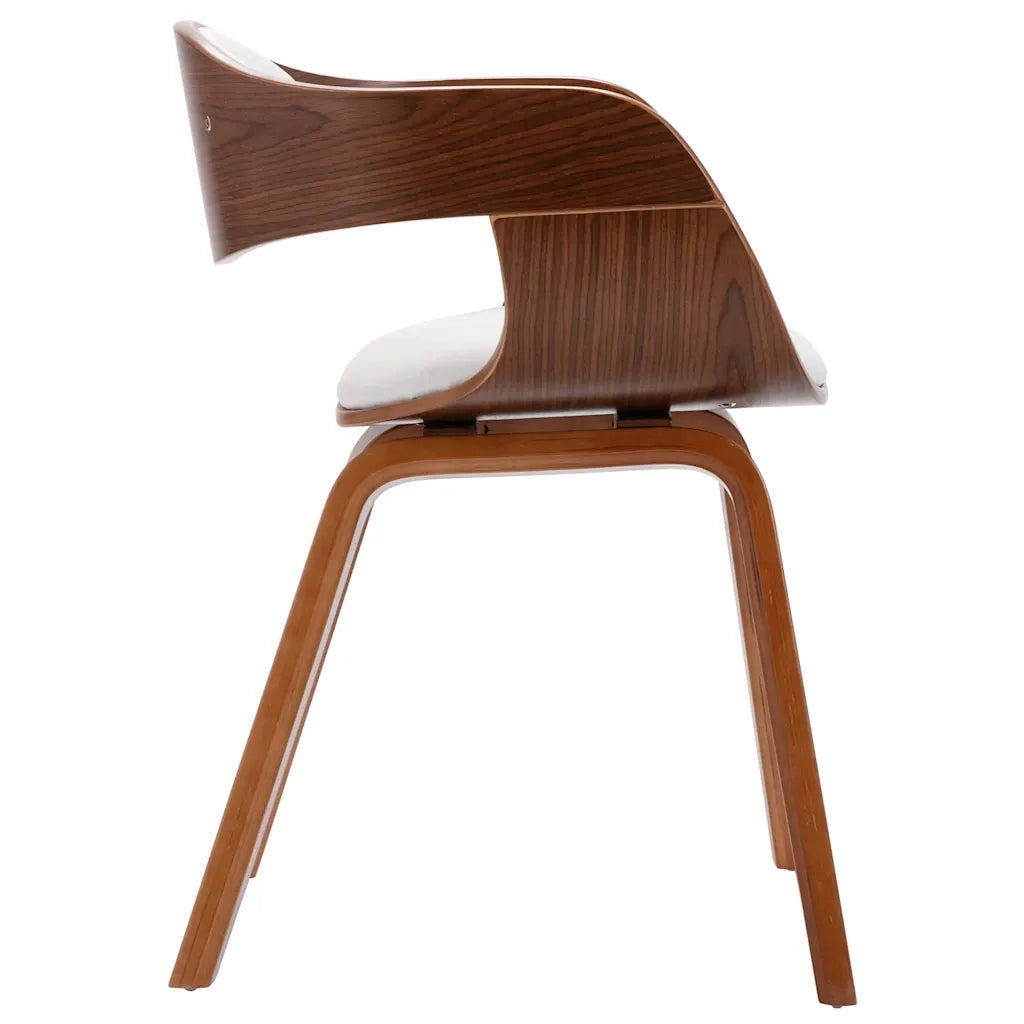 Sedie da Pranzo 2 pz in Legno Piegato e Similpelle 287386