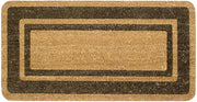 Zerbino Cocco Marrone Ingresso Porta 33x60 cm Elegante Robusto Antiscivolo Asciugapassi Esterno