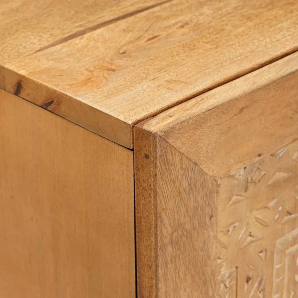 Credenza Marrone chiaro 60 x 33 x 75 cm legno massello di mango 4018082