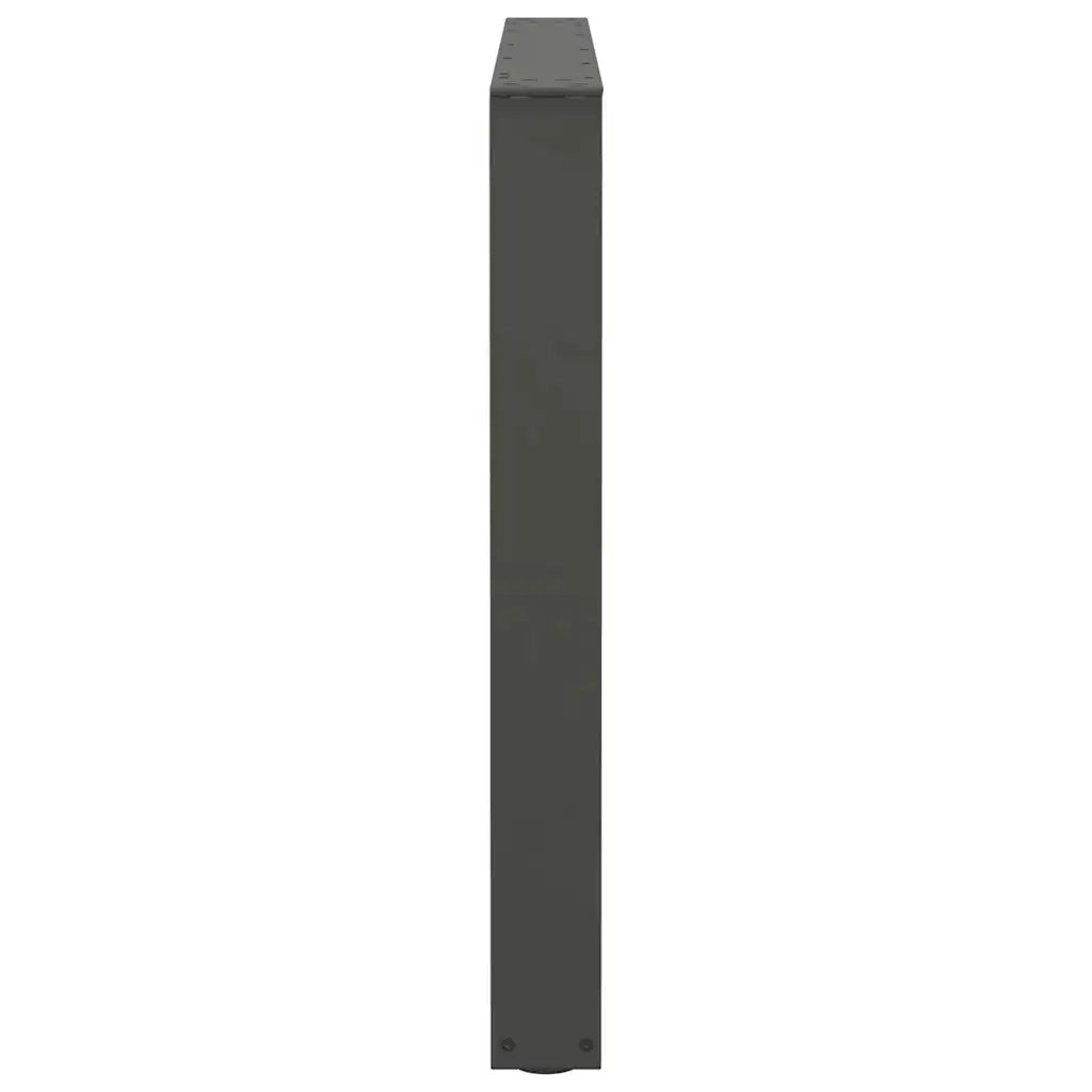 Gambe per tavolo da pranzo a forma di V 2 pz Antracite 100x(72-73,3) cm Acciaio 4012658