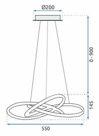Lampada App394-cp Gold