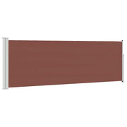 Tenda da Sole | Tenda laterale Retrattile per Patio 100x300 cm Marrone