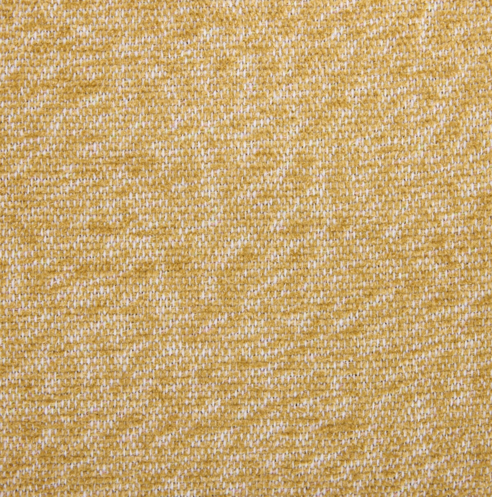 Pouf imbottito a forma di coniglio in tessuto giallo