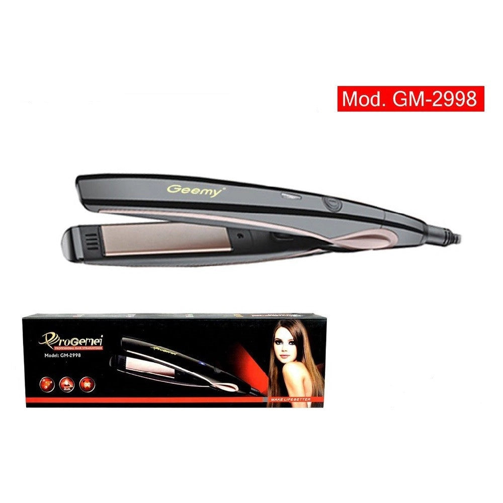 Trade Shop - Piastra Per Capelli Lisci Professionale Rivestimento Ceramica Tormalina Gm-2998 -