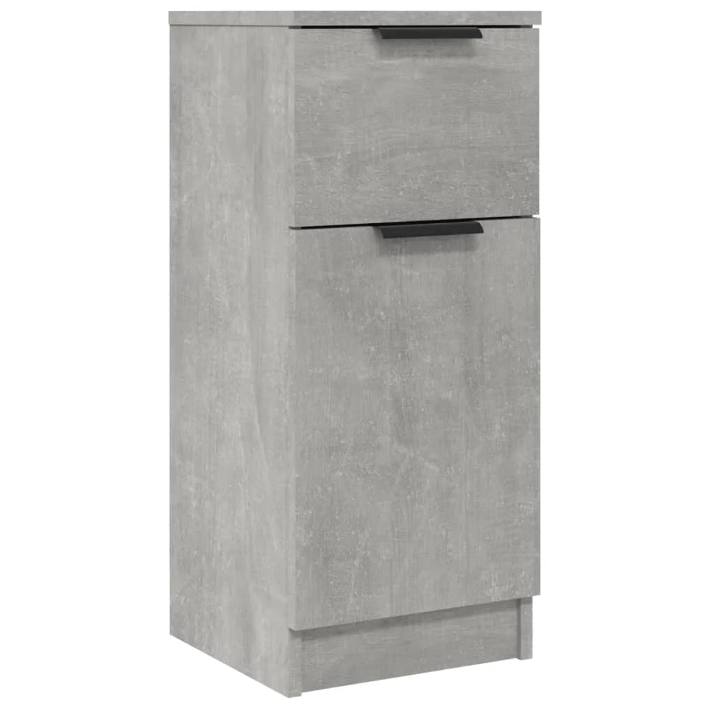 Buffet credenza cassettiera armadio mobile contenitore organizer per cucina soggiorno salotti set da 2 30 x 30 x 70 cm legno ingegnerizzato grigio 02_0036844