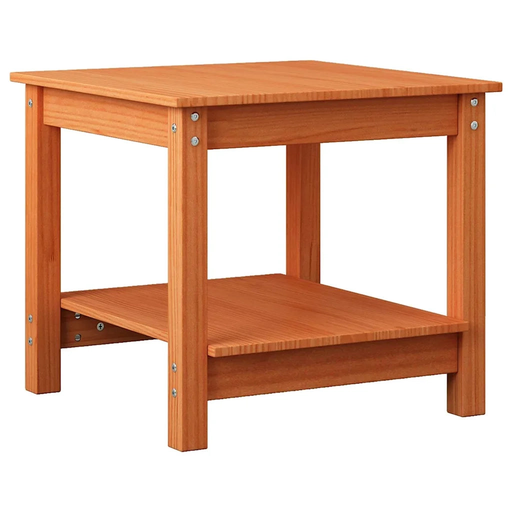 vidaXL Tavolino da salotto Cera marrone 50 x 50 x 45 cm