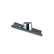 Faldale inclinato per tubo da 150mm in acciaio inox 6 decimi aisi 304 e base in piombo