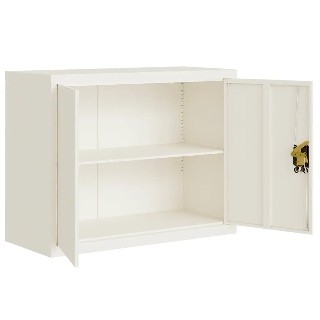 Armadio Classificatore Bianco 90x40x110 cm in Acciaio 3188310